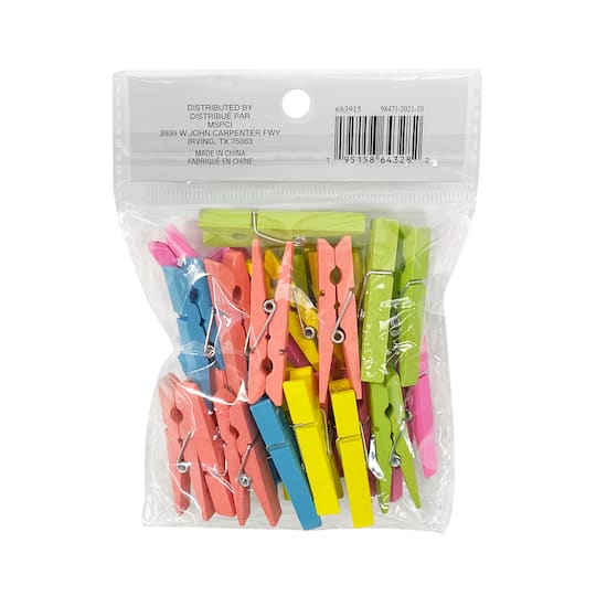 Medium Neon Clothespins by Recollections™